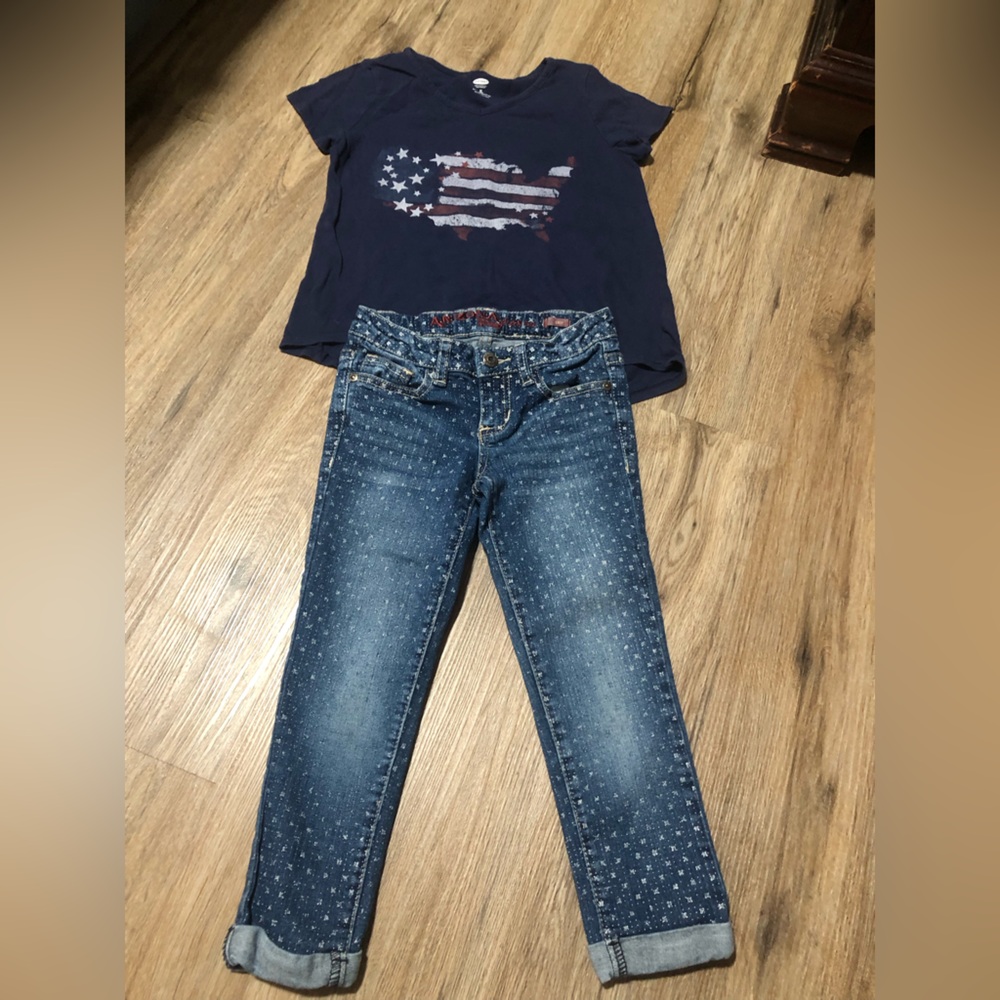 Denim outfit for girl 7R - Picture 6 of 12